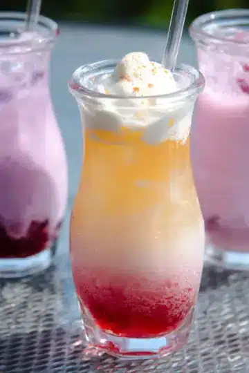 Homemade Fruit Cream Soda