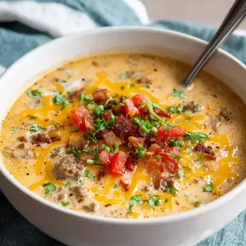 Cheeseburger Soup
