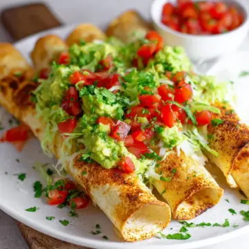 Baked Chicken Taquitos