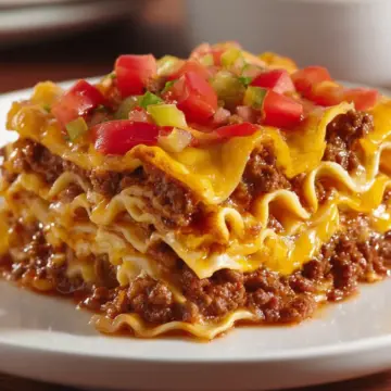 Cheeseburger Lasagna