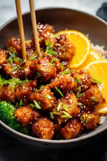 Crispy Orange Tofu