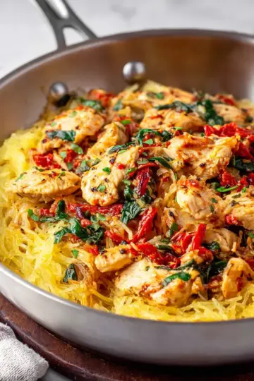 Tuscan Chicken and Spaghetti Squash