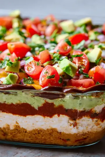 Easy 7-Layer Dip