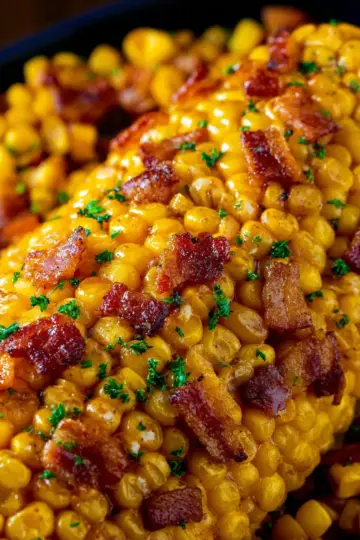 Fried Corn with Bacon