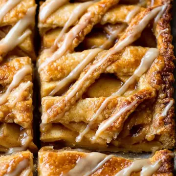 Apple Slab Pie with Maple Icing