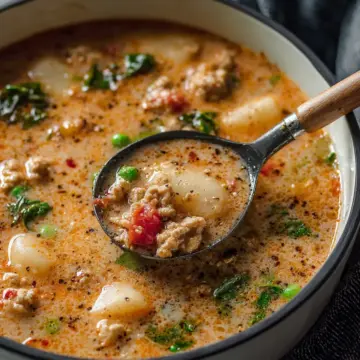 Italian Ground Turkey Soup