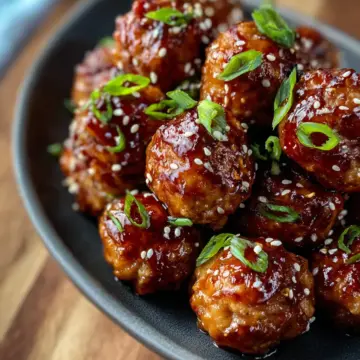 Asian Glazed Turkey Meatballs