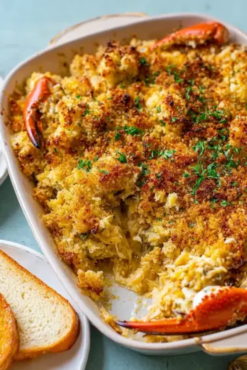 Maryland Crab Imperial With Buttery Golden Bread Crumbs Recipe