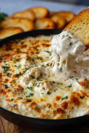 Creamy Chicken Alfredo Dip