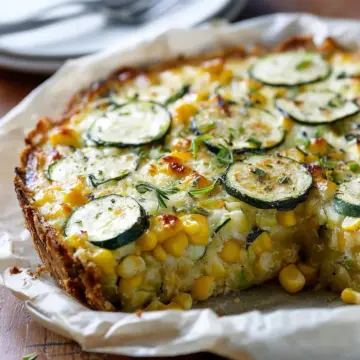 Sweet Corn and Zucchini Pie