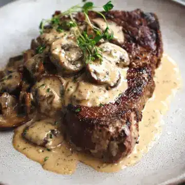 Mushroom Sauce for Steak