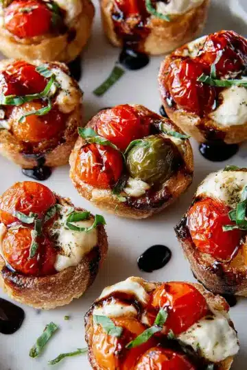 Baked Caprese Bites
