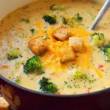 Cheddar Broccoli Potato Soup