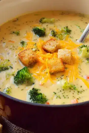 Cheddar Broccoli Potato Soup