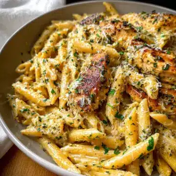 Garlic Parmesan Chicken and Pasta