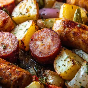 Oven-Roasted Sausage and Potatoes