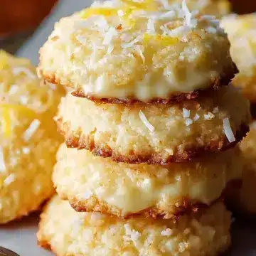 Zesty Lemon Coconut Cheesecake Cookies Recipe
