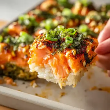 Salmon Sushi Bake