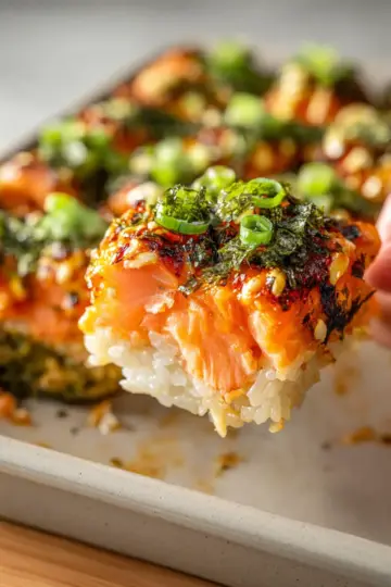 Salmon Sushi Bake