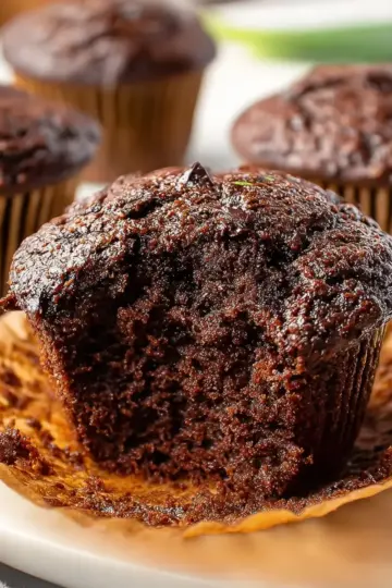 Chocolate Zucchini Muffins