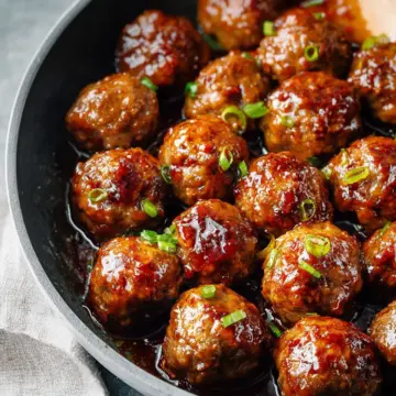 Easy Mongolian Meatballs