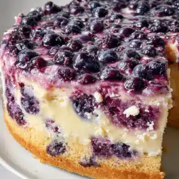 Nova Scotia Blueberry Cream Cake