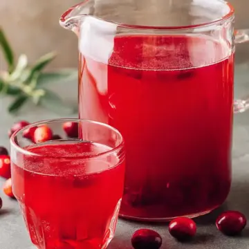 Homemade Cranberry Juice