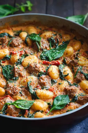 Creamy Sausage Gnocchi - One-Pan, 30-Minute Meal