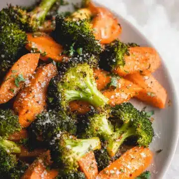 Roasted Broccoli and Carrots