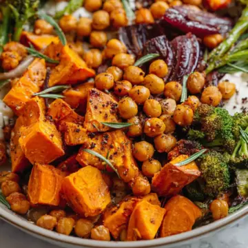 Smoky Sweet Potato and Chickpea Sheet Pan Dinner