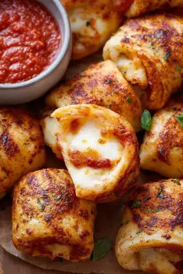Homemade Air Fryer Pizza Rolls