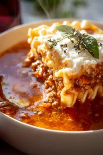 Lasagna Soup