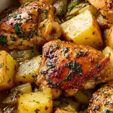 Garlic Butter Chicken and Potatoes