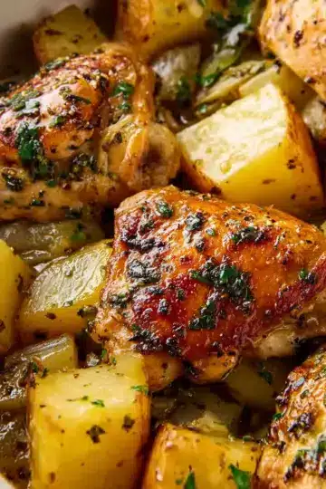 Garlic Butter Chicken and Potatoes