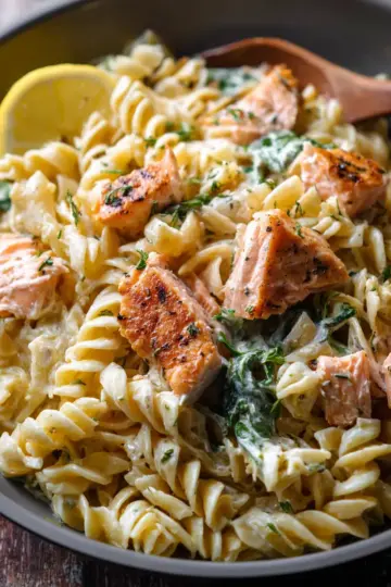 The Best Creamy Salmon Pasta