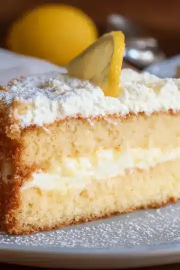 Italian Lemon Cream Cake