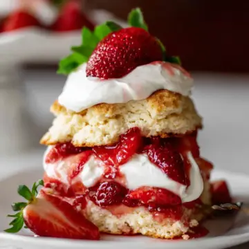 Homemade Strawberry Shortcake