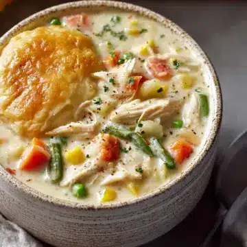 Healthy Chicken Pot Pie Soup