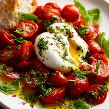 Bursty Tomato Burrata Salad