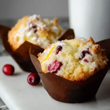 Lemon Cranberry Muffins