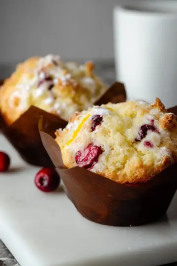 Lemon Cranberry Muffins