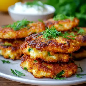Simple Cauliflower Fritters
