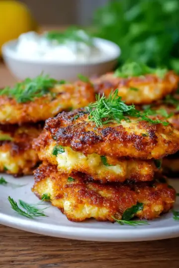 Simple Cauliflower Fritters