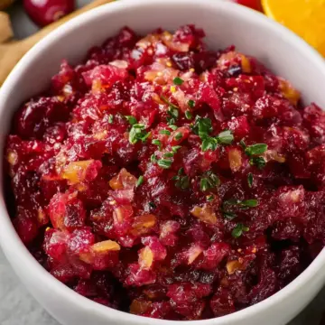 Cranberry Orange Relish