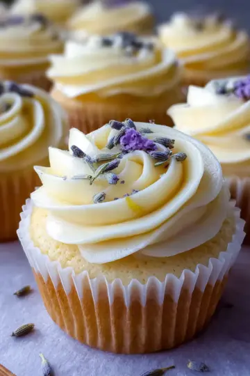 Lemon Lavender Cupcakes