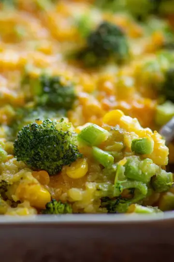 Scalloped Corn and Broccoli