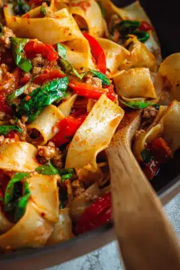 Italian Drunken Noodles