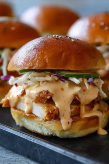 Bang Bang Chicken Sliders