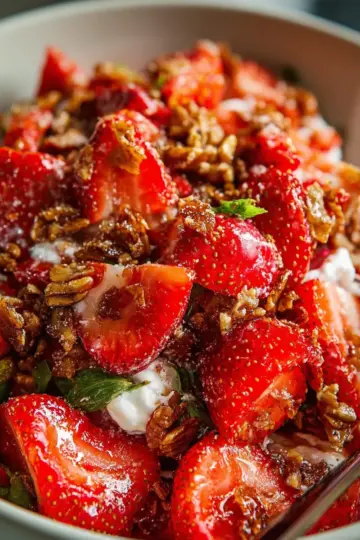 Strawberry Crackle Salad