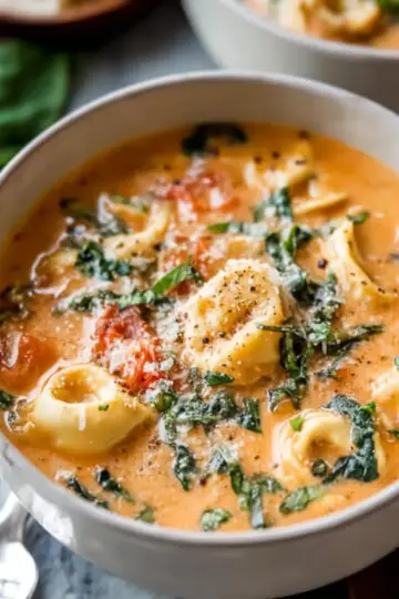 Creamy Tortellini Soup